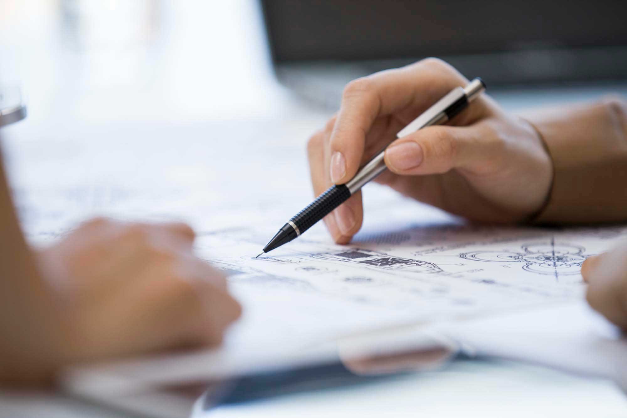 Person som antecknar